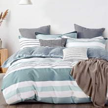Zac Cotton Reversible Quilt Cover Set