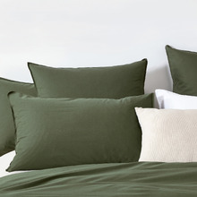 Ava Vintage Washed Cotton Standard Pillowcases (Set of 2)