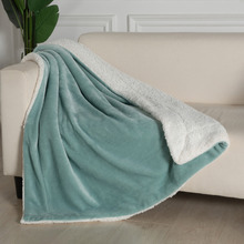 Luna Velvet & Teddy Sherpa Throw