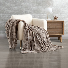 Elija Faux Fur Reversible Throw