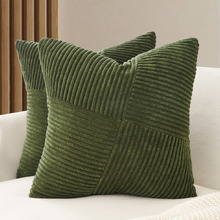 Windmill Ribbed Velvet Cushion Covers (Set of 2)