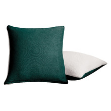 Berryl Teddy Sherpa Velvet European Pillowcases (Set of 2)