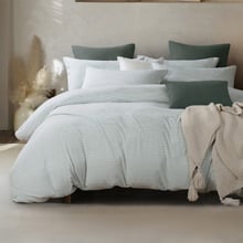 Sage Wonder Jersey Cotton Quilt Cover Set