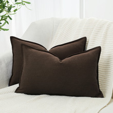 Pipetio Linen & Cotton Lumbar Cushion Covers (Set of 2)