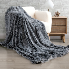 Elija Faux Fur Reversible Throw