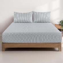 Eliora Yarn-Dyed Washed Microfibre Fitted Sheet Set