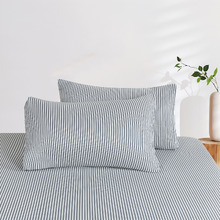 Eliora Yarn-Dyed Washed Microfibre Standard Pillowcases (Set of 2)