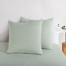 Eliora Yarn-Dyed Washed Microfibre European Pillowcases (Set of 2)