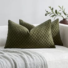 Sonia Rectangular Chenille Cushion Covers (Set of 2)