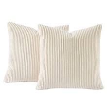 Gracie Corduroy Velvet European Pillowcases (Set of 2)