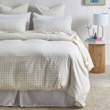 Gingham Washed Cotton Quilt Cover Set