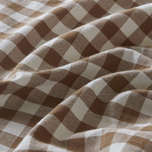 Gingham Washed Cotton European Pillowcases (Set of 2)