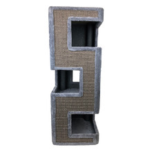 Brown & Grey Cat Hideaway Tower