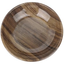 Brown Melamine Cat Saucer