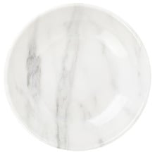 White Faux Marble Cat Saucer