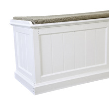 Hamptons Cushioned Storage Bench