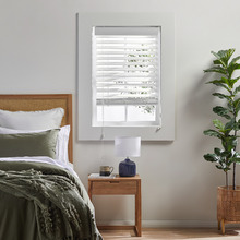 Kiera White Faux Wood Venetian Blind