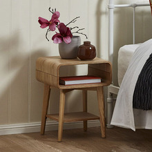 Ash Riva Scandinavian Style Bedside Table