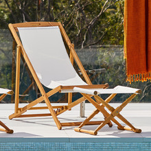 Belize Wooden Outdoor Deck Chair