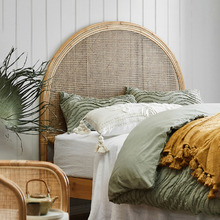 Natural Eclipse Rattan Bedhead