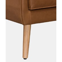 Jacob Faux Leather Wingback Armchair