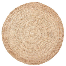 Natural Alba Hand-Woven Jute Round Rug