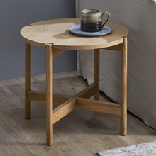 Natural Nibesh Oak Wood Side Table