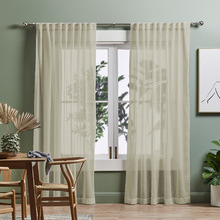 Natural Drift Concealed Sheer Curtains (Set of 2)