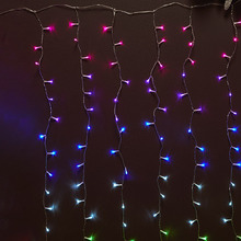 288 Multi-Coloured LED String Curtain Lights