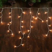 1200 Warm White LED Icicle Lights