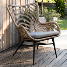Rovello PE Rattan & Aluminium Outdoor Occasional Chair