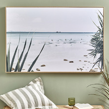 Byron Surf View Framed Canvas Wall Art