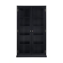 Black Bradford Glass Display Cabinet
