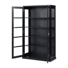 Black Bradford Glass Display Cabinet