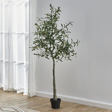 Potted Faux Olive Tree