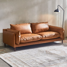 Terry 3 Seater Genuine Leather Sofa