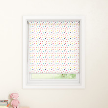 Rainbow Confetti Blockout Roller Blind