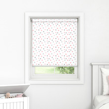 Pink Confetti Blockout Roller Blind