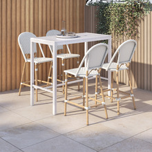 4 Seater Paris Outdoor Bar Table Set