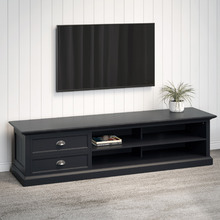 180cm Black Maison TV Entertainment Unit