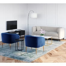 Mimi Premium Velvet Armchair