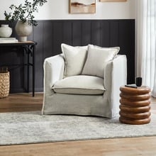 Montauk Upholstered Slipcover Armchair