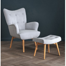 Buckland Premium Armchair with Footstool