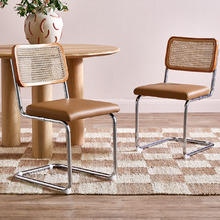 Marcel Breuer Cesca Replica Cantilever Dining Chairs (Set of 2)