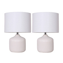 37cm Darcy Ceramic Table Lamps (Set of 2)