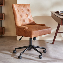 Tan Windsor Scoop Back Office Chair