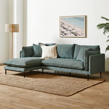 Ocean Green Bellamy 3 Seater Sofa with Chaise