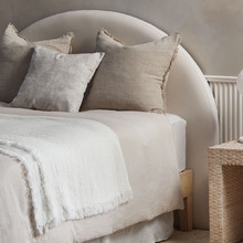 Georgina Round Arch Velvet Bedhead