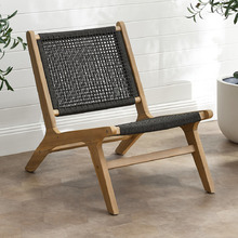 Harbour Acacia Wood Outdoor Lounge Chair