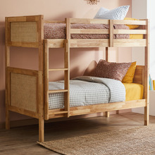 Maldives Rattan Single Convertible Bunk Bed